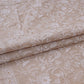 Beige thread embroidery Pure Munga Silk Fabric GPF-32096
