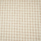 Brown with Off White Check Linen Fabric RS-30228 - TradeUNO