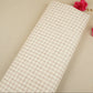 Brown with Off White Check Linen Fabric RS-30228 - TradeUNO