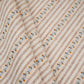 Orange with White Stripes Linen Fabric RS-30224