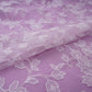 Lavender floral jaal embroidery Pure 27gm Organza Fabric GPF-32093