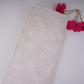 White floral jaal embroidery Pure 27gm Organza Fabric GPF-32092