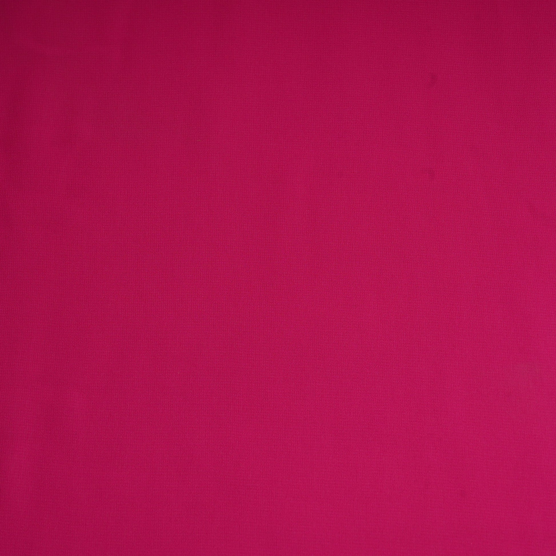 Taffy Magenta Solid Georgette Fabric 14055