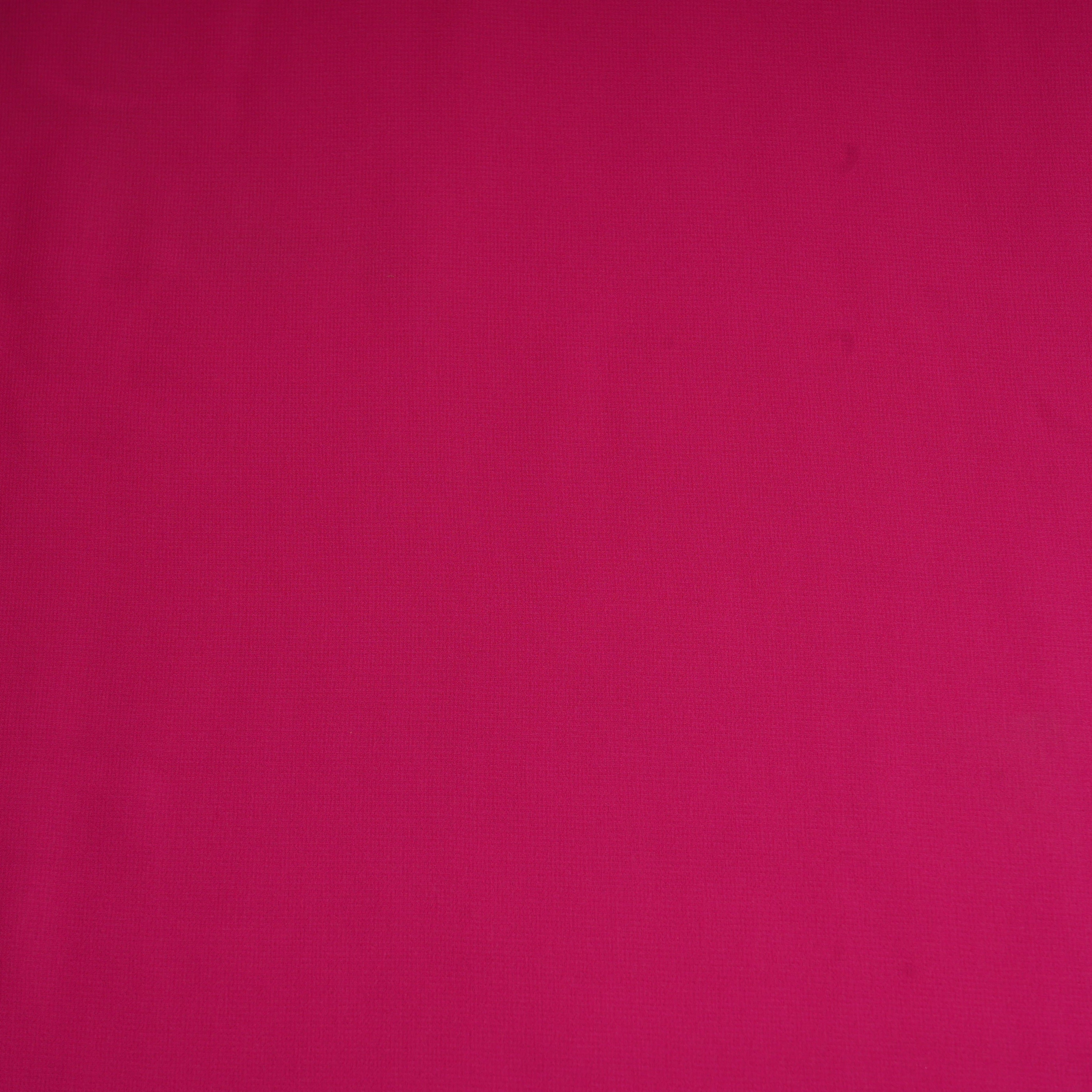 Taffy Magenta Solid Georgette Fabric 14055