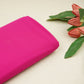 Taffy Magenta Solid Georgette Fabric 14055
