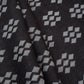 Black Abstract Print Cotton Linen Fabric GTS-30277