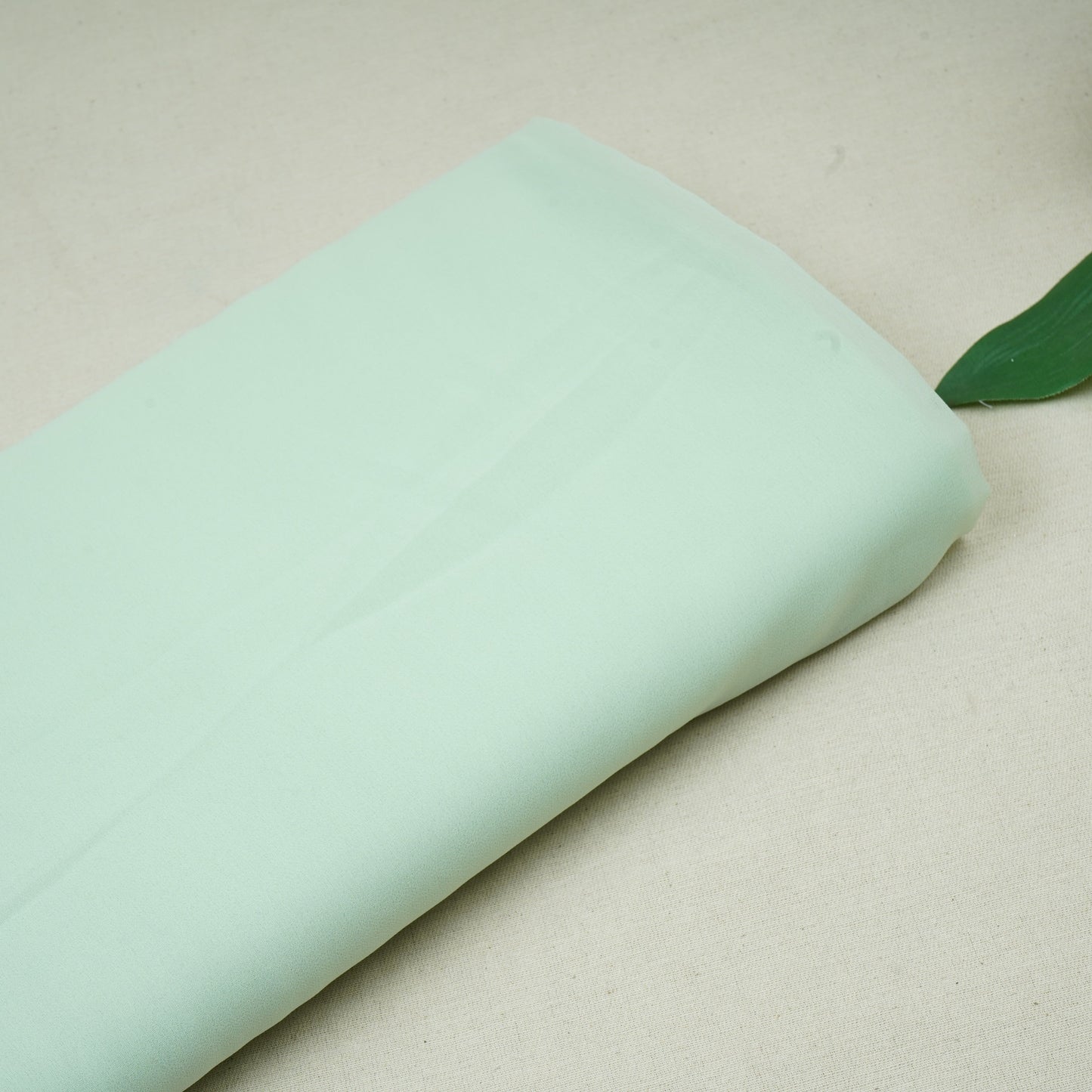 Light Green Georgette Fabric 6821
