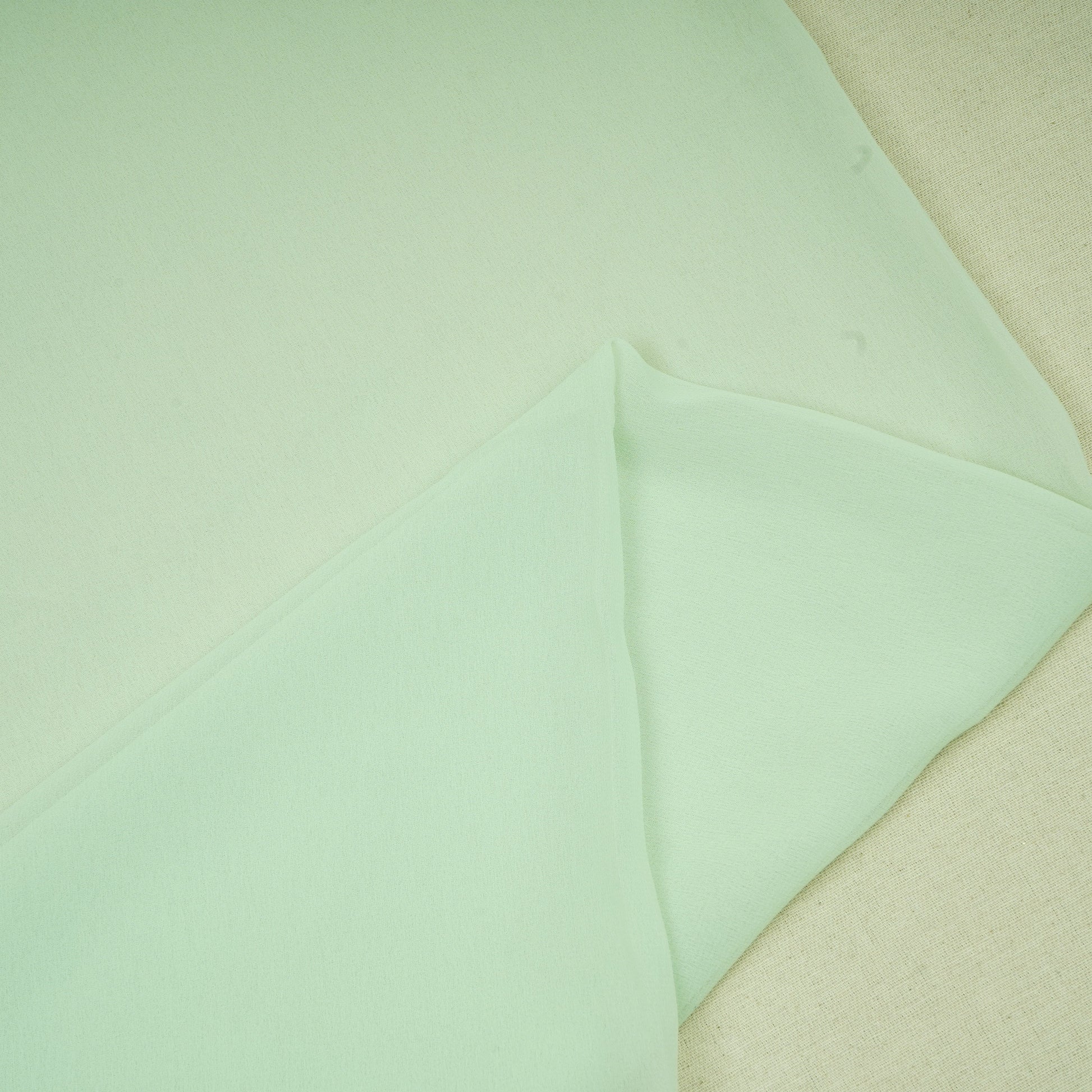 Light Green Georgette Fabric 6821