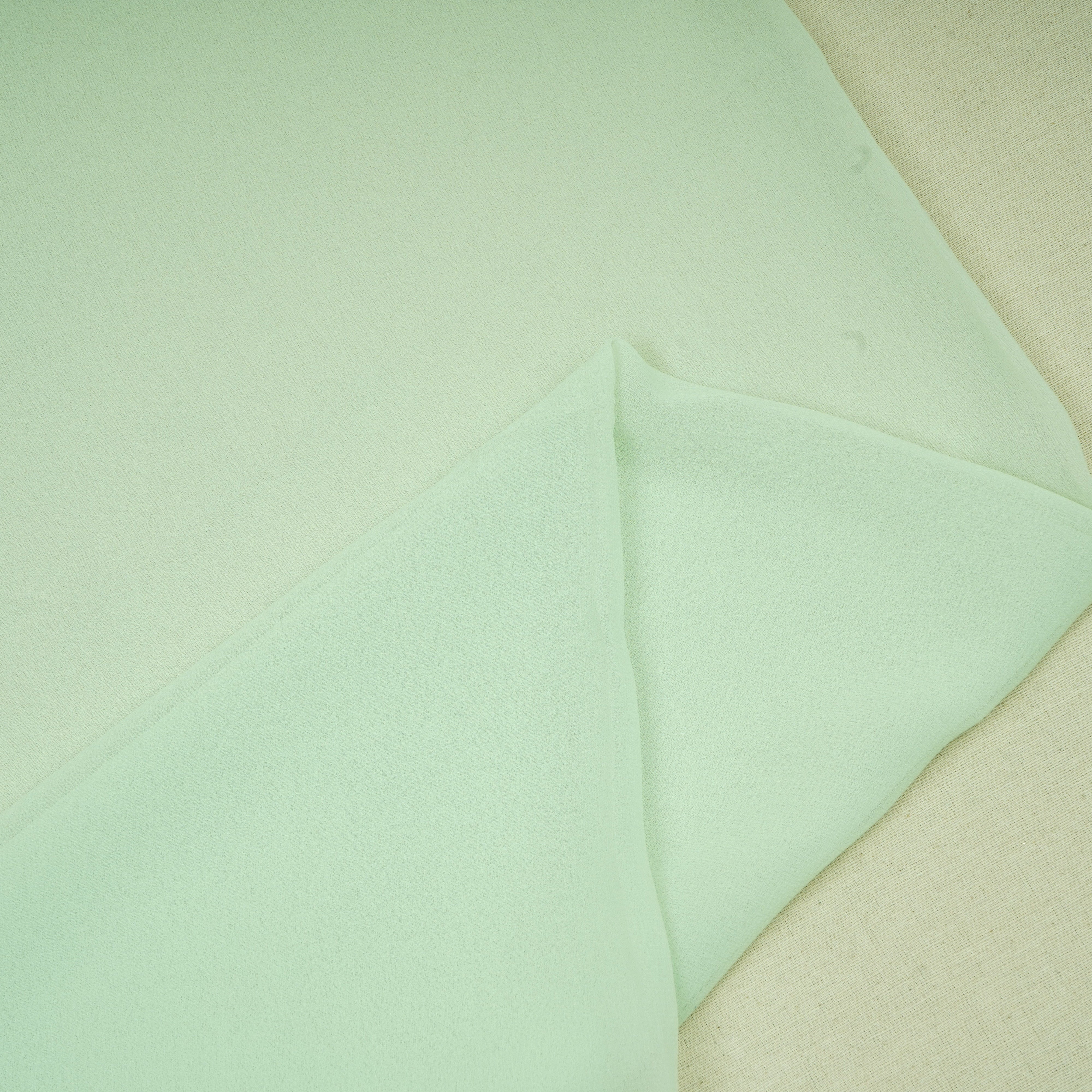 Light Green Georgette Fabric 6821