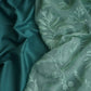 Mint Green Parsi thread embroidery Organza Fabric GPF-32102