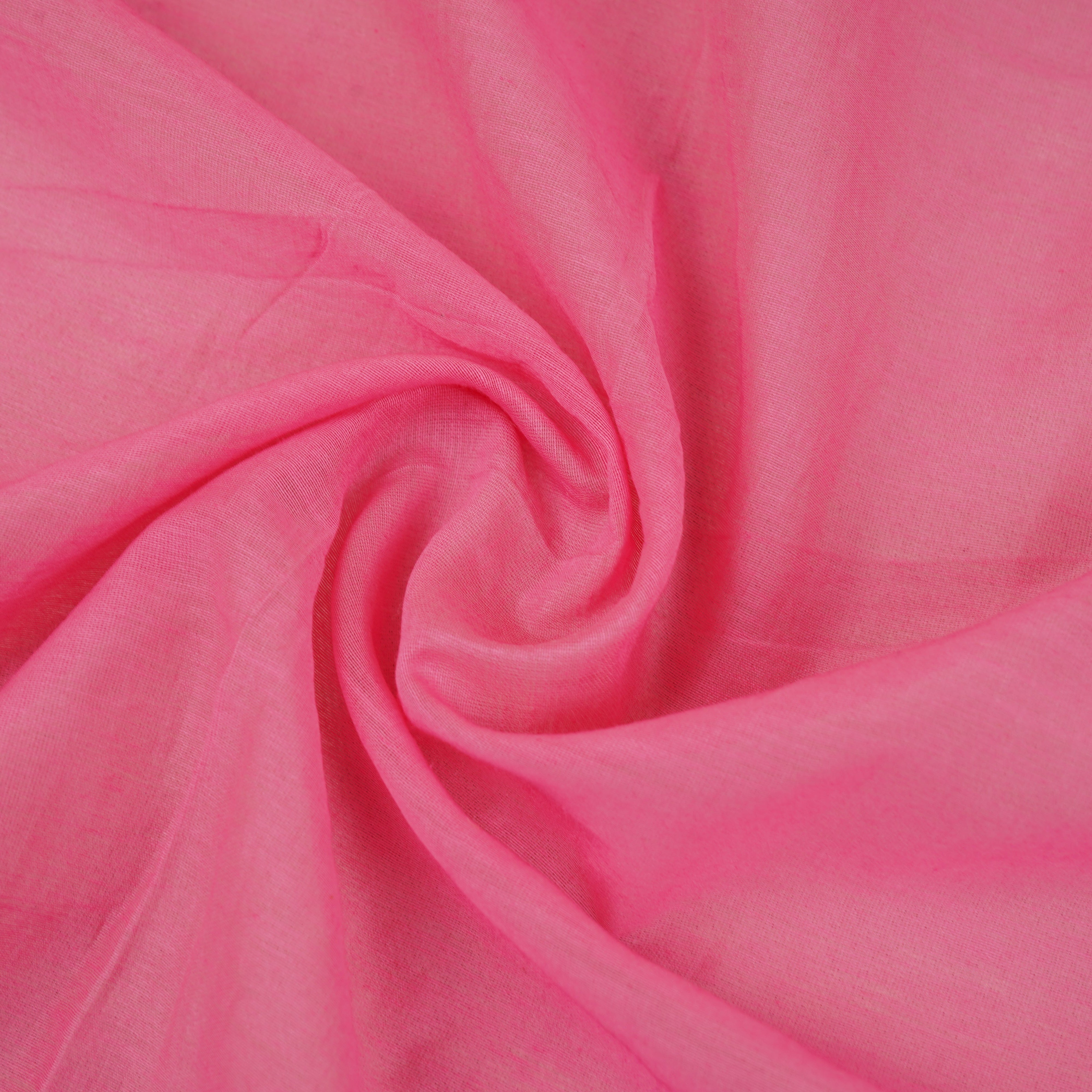 Pink Floral Applique 3D work Mul Chanderi Fabric DC-30257 - TradeUNO