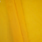 Mustard Yellow Floral Applique 3D work Mul Chanderi Fabric DC-30258
