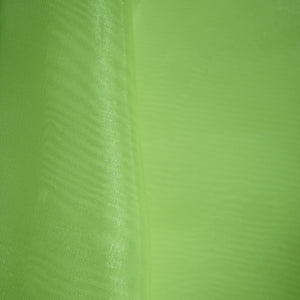 Pista Green Solid Jimmy Choo Organza Fabric 21948