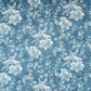 Light Blue with White Floral Kantha Print Cotton Fabric OG-30293