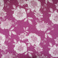 Magenta with White Floral Kantha Print Cotton Fabric OG-30295