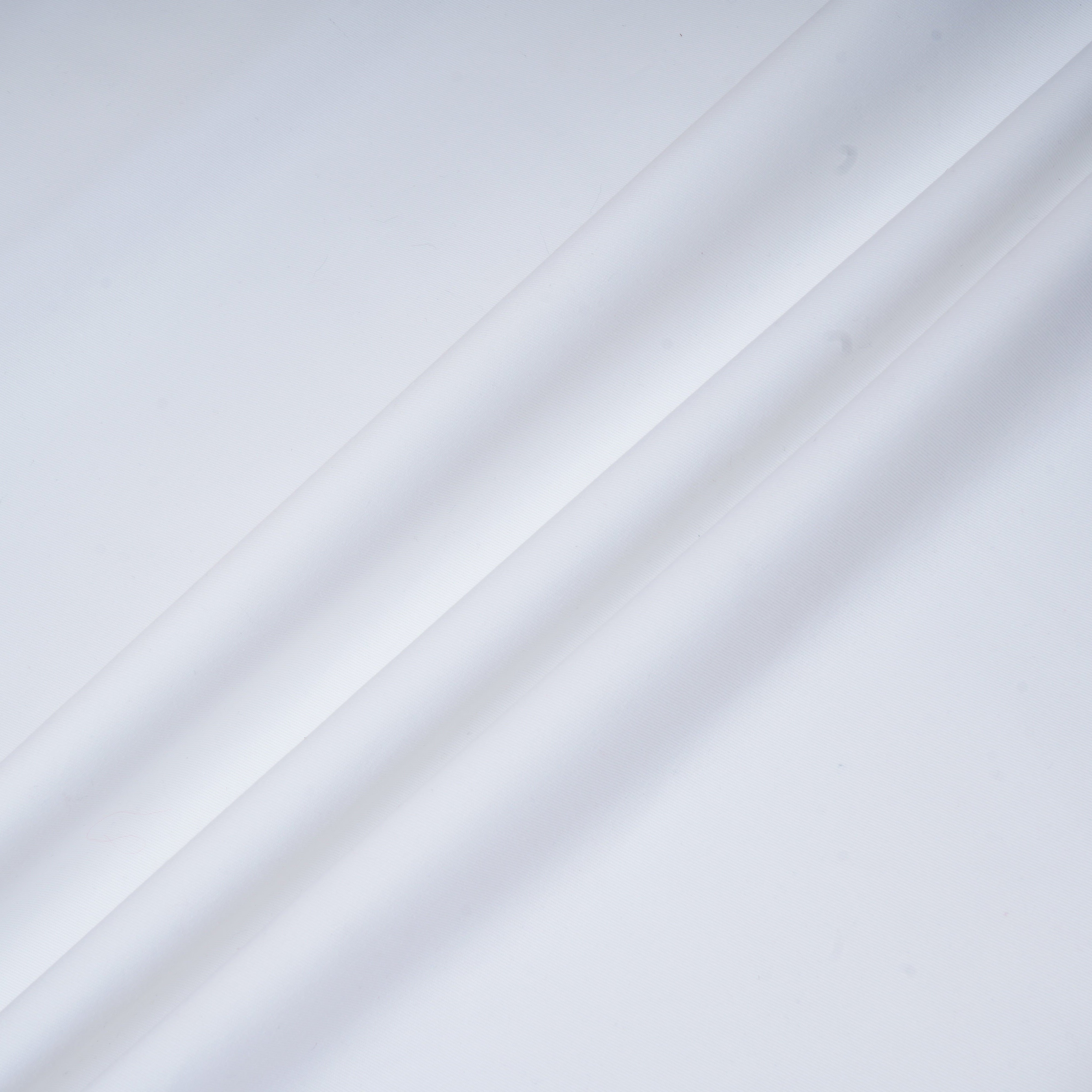 White Solid Lycra Twill Fabric 8311