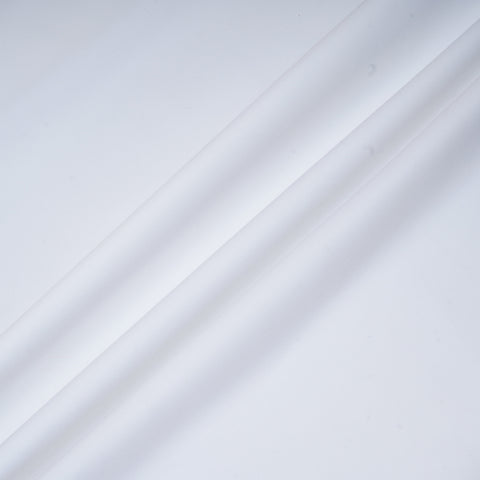 White Solid Lycra Twill Fabric 8311
