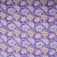 Purple Floral Kantha Print Cotton Fabric OG-30292