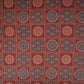 Maroon Ajrakh with Kantha Print Cotton Fabric OG-30426