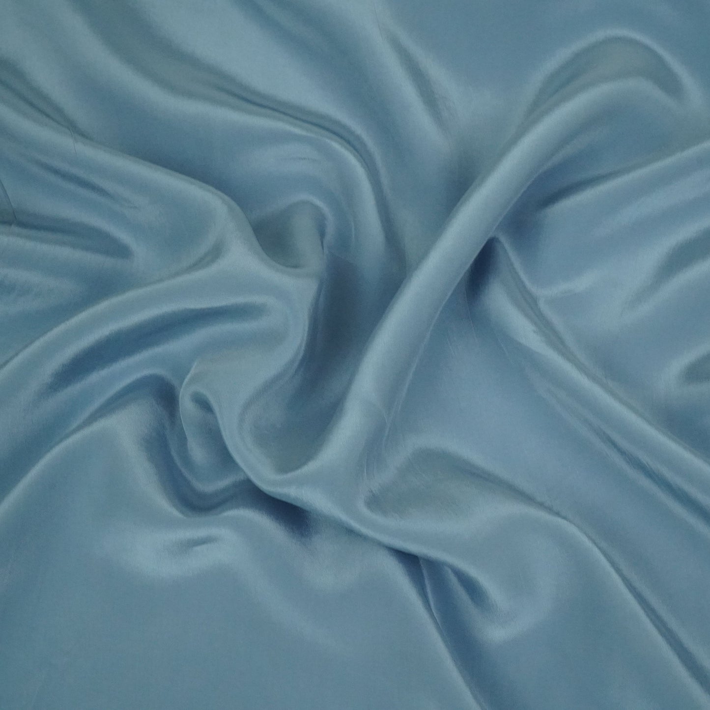 Cadet Blue Solid Natural Crepe Fabric BSN-14