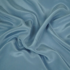 Cadet Blue Solid Natural Crepe Fabric BSN-14 - TradeUNO