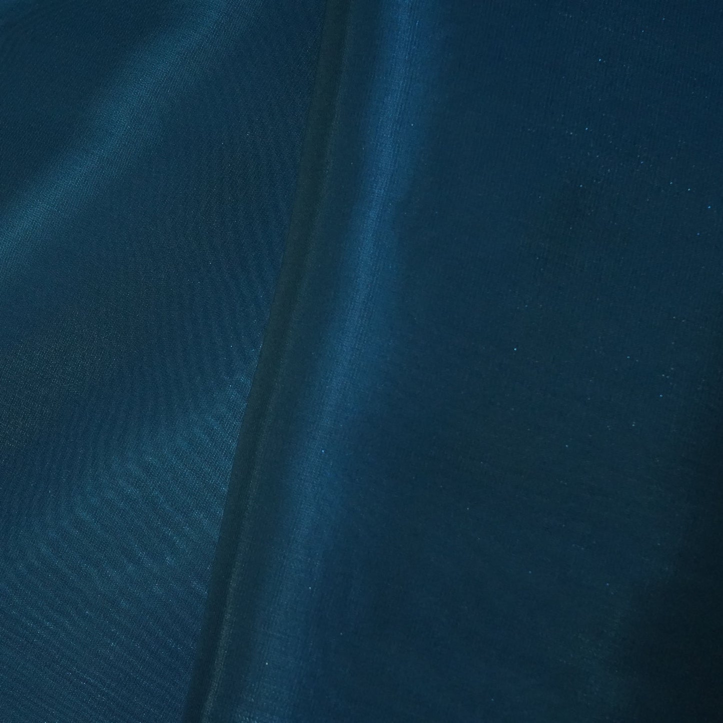 Blue Solid Jimmy Choo Organza Fabric 21949