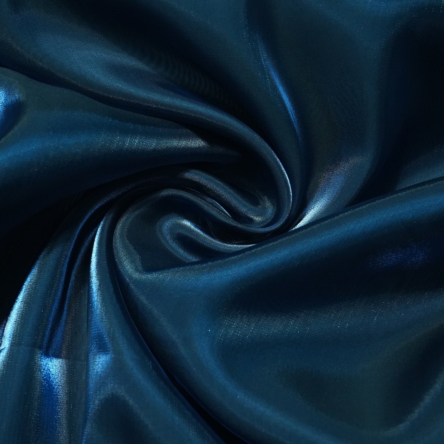 Blue Solid Jimmy Choo Organza Fabric 21949