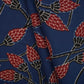 Blue Floral Print Cotton Fabric OG-30327