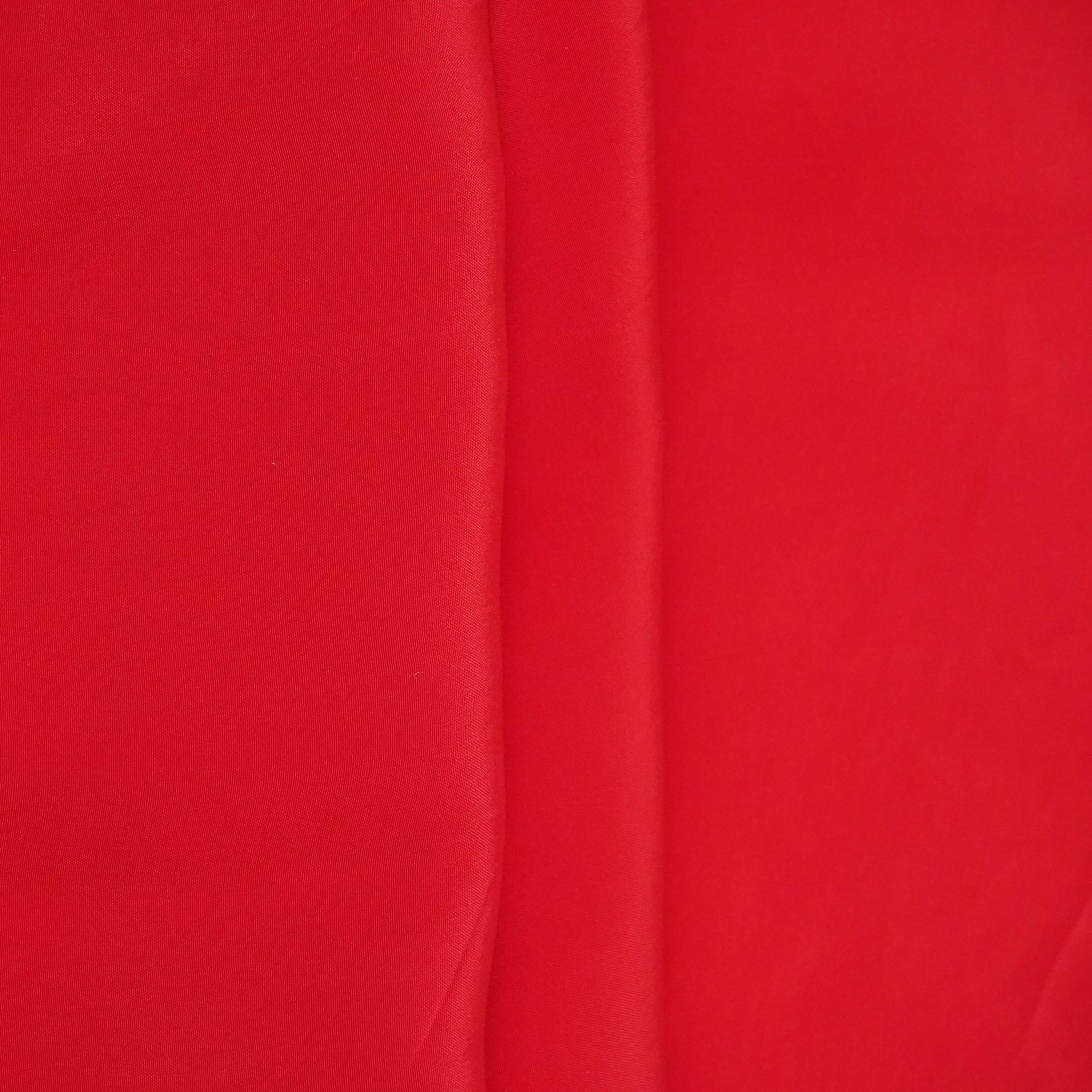 Red Solid Natural Crepe Fabric BSN-02 - TradeUNO