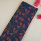 Blue Floral Print Cotton Fabric OG-30327