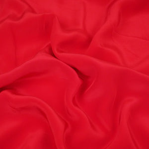 Red Solid Natural Crepe Fabric BSN-02 - TradeUNO