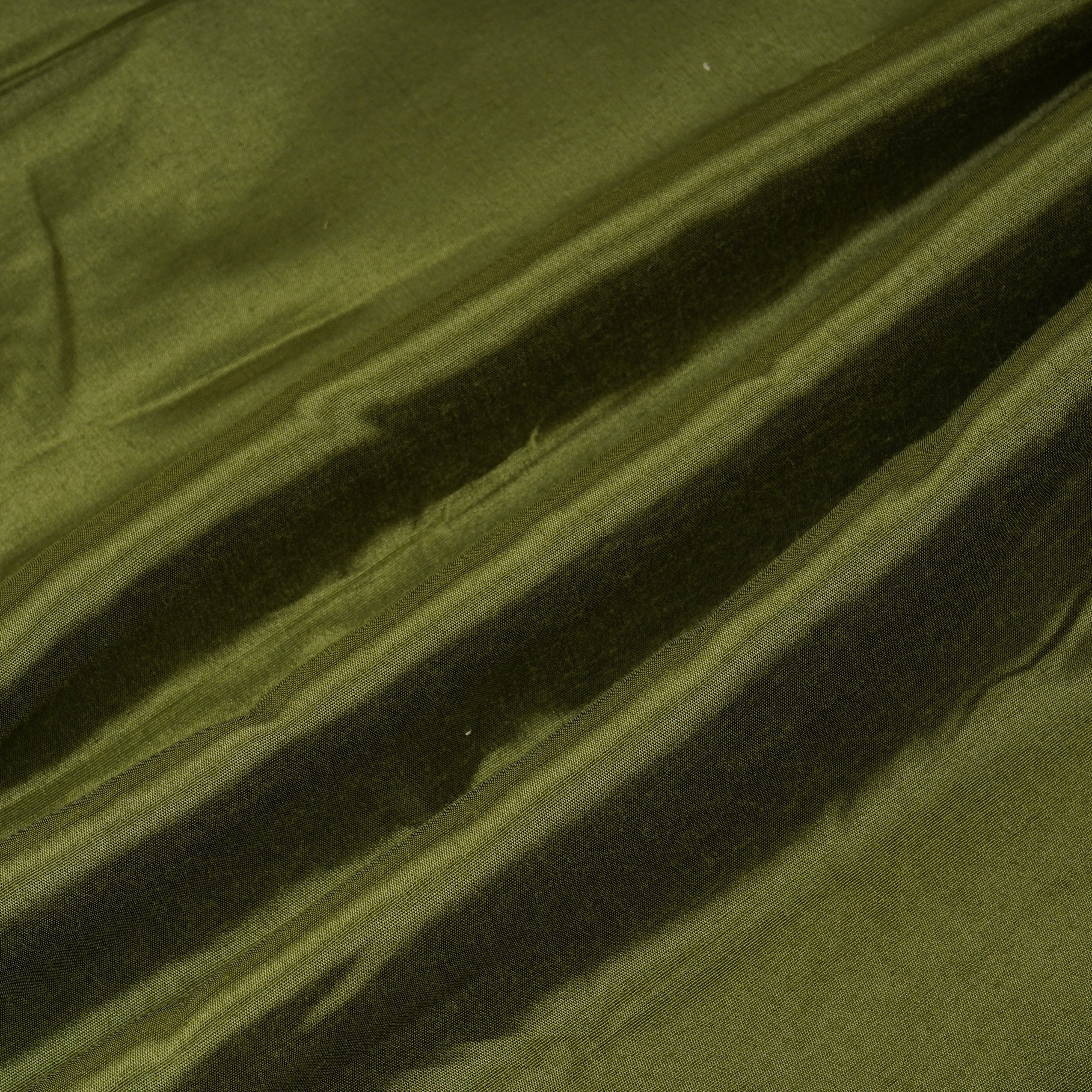 Olive Green Santoon Fabric 7086
