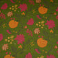 Green Floral Print Cotton Fabric OG-30414
