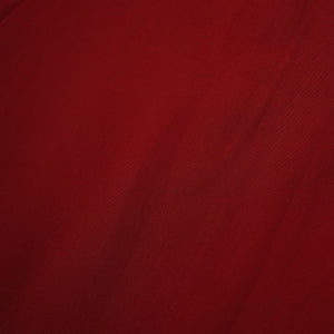 Rose Red Solid Natural Crepe Fabric 21963