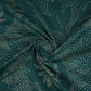 Dark Green Bandhani Print Cotton Fabric OG-30334