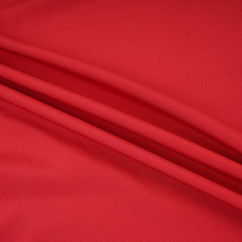 Berry Red Solid Malai Crepe Fabric 13183
