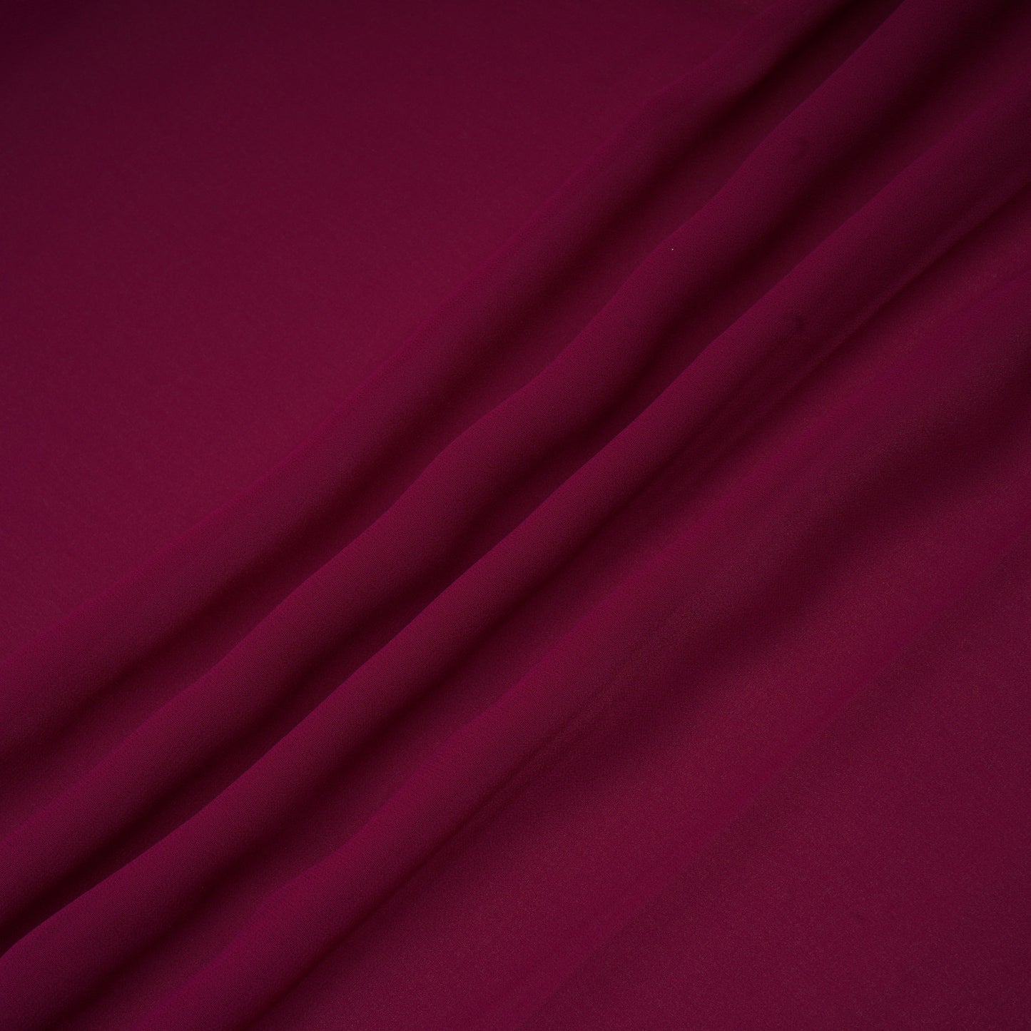 Tyrian Purple Solid Georgette Fabric 16569