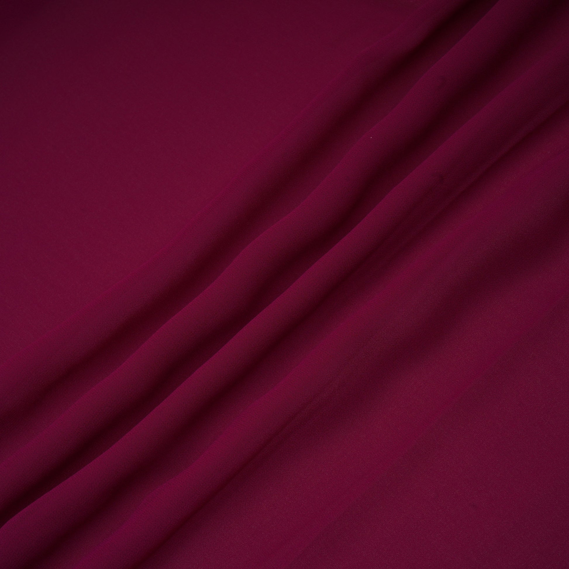Tyrian Purple Solid Georgette Fabric 16569