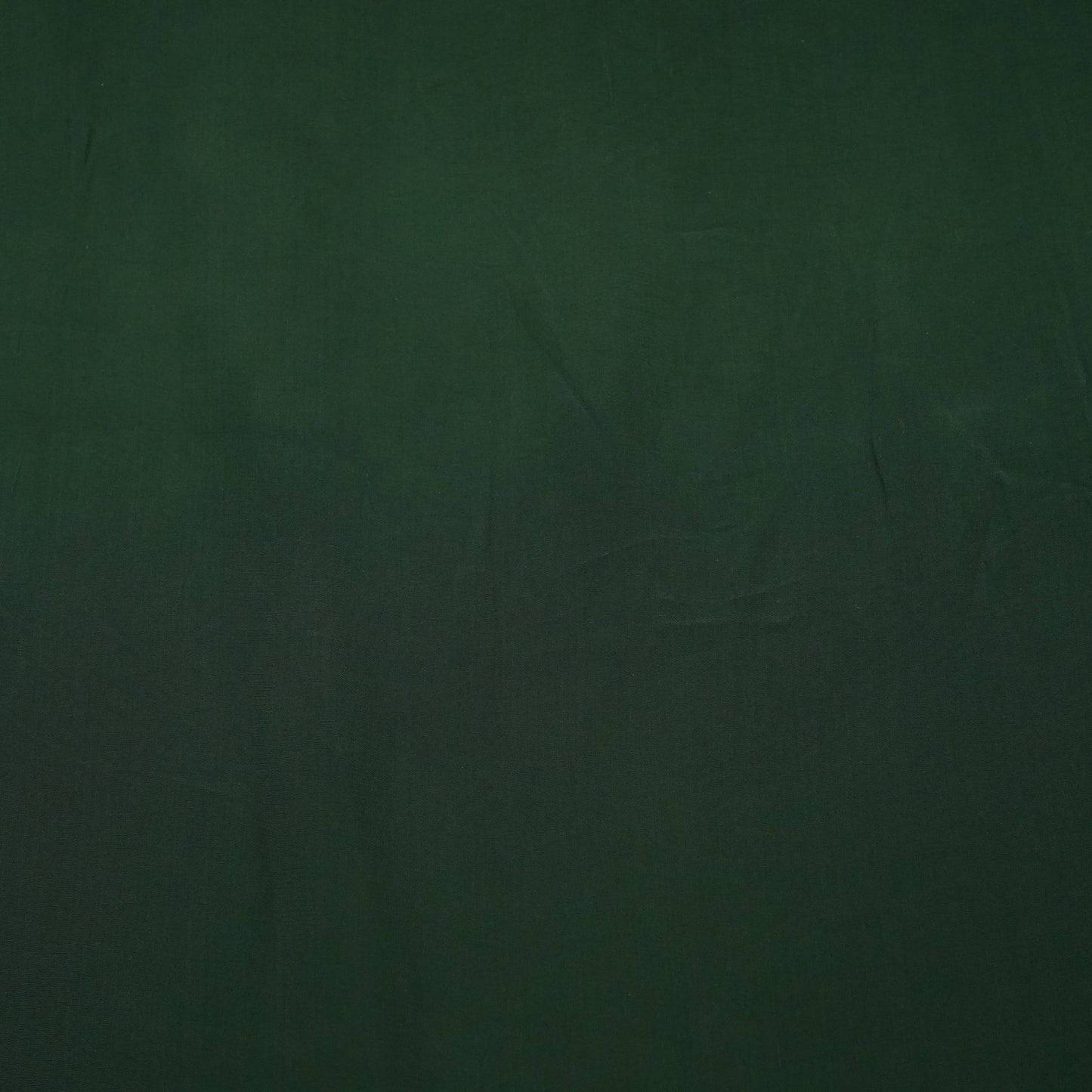 Bottle Green Solid Natural Crepe Fabric BSN-03