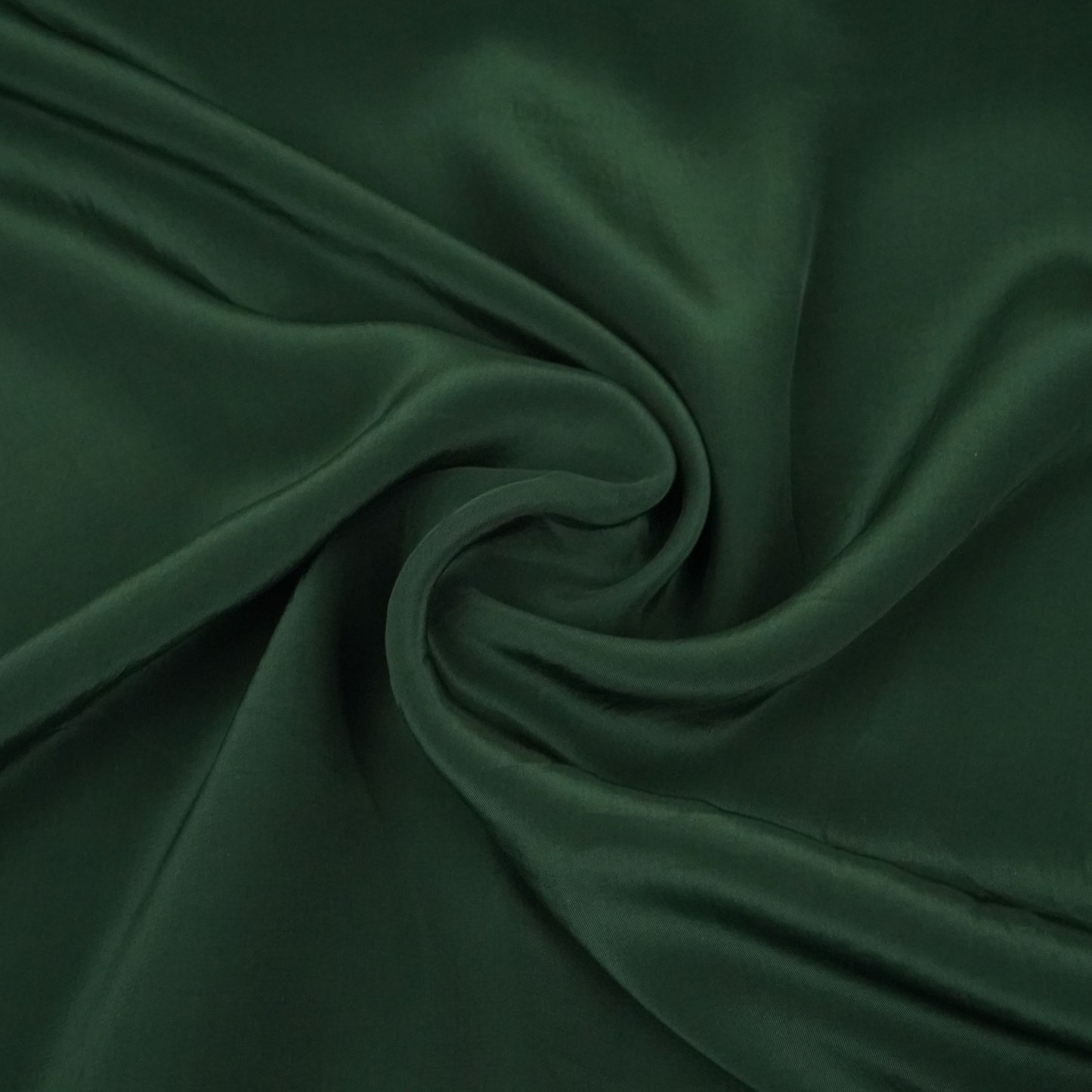 Bottle Green Solid Natural Crepe Fabric BSN-03