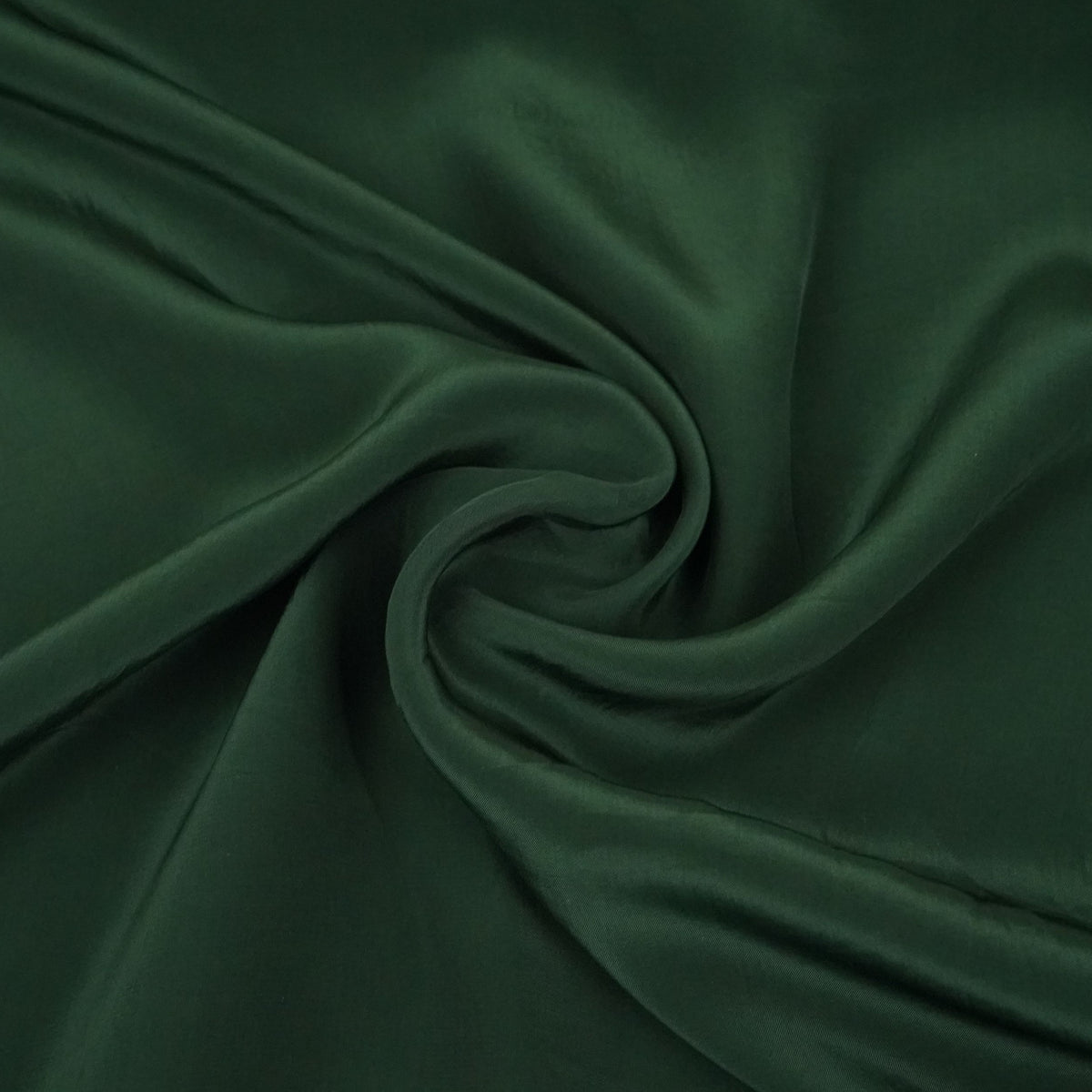 Bottle Green Solid Natural Crepe Fabric BSN-03 - TradeUNO