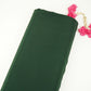 Bottle Green Solid Natural Crepe Fabric BSN-03