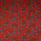 Red Floral Print Cotton Fabric OG-30329