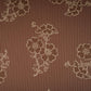 Brown Zig Zag Stripes Print Cotton Fabric OG-30424