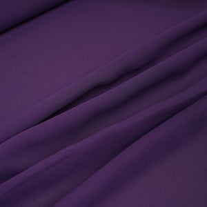 Midnight Blue Solid Georgette Fabric 6817
