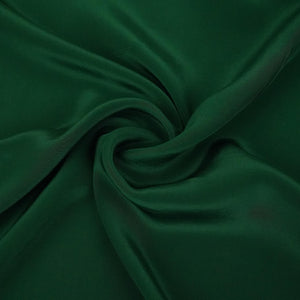 Green Solid Natural Crepe Fabric BSN-10 - TradeUNO