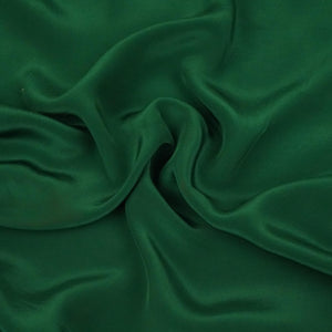 Green Solid Natural Crepe Fabric BSN-10 - TradeUNO