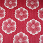 Maroon & White Floral Applique Print Cotton Fabric OG-30416 - TradeUNO