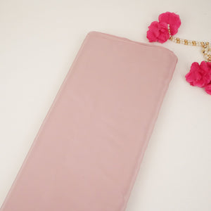 Light Peach Solid Natural Crepe Fabric BSN-07 - TradeUNO