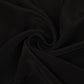 Black Solid Natural Crepe Fabric BSN-13